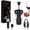 Beauty bottle opener 4-piece set in color box, variant on CNV Winged Wine Corkscrew Set with Foil Cutter and Aerator Pourer, Zinc Alloy Manual Bottle Opener for Wine and Beer, Durable Bar Tools Kit, Matte Black Finish