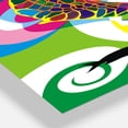 thumbnail image 2 of Designart 'Underwater' Oversized Modern Wall Clock, 2 of 2