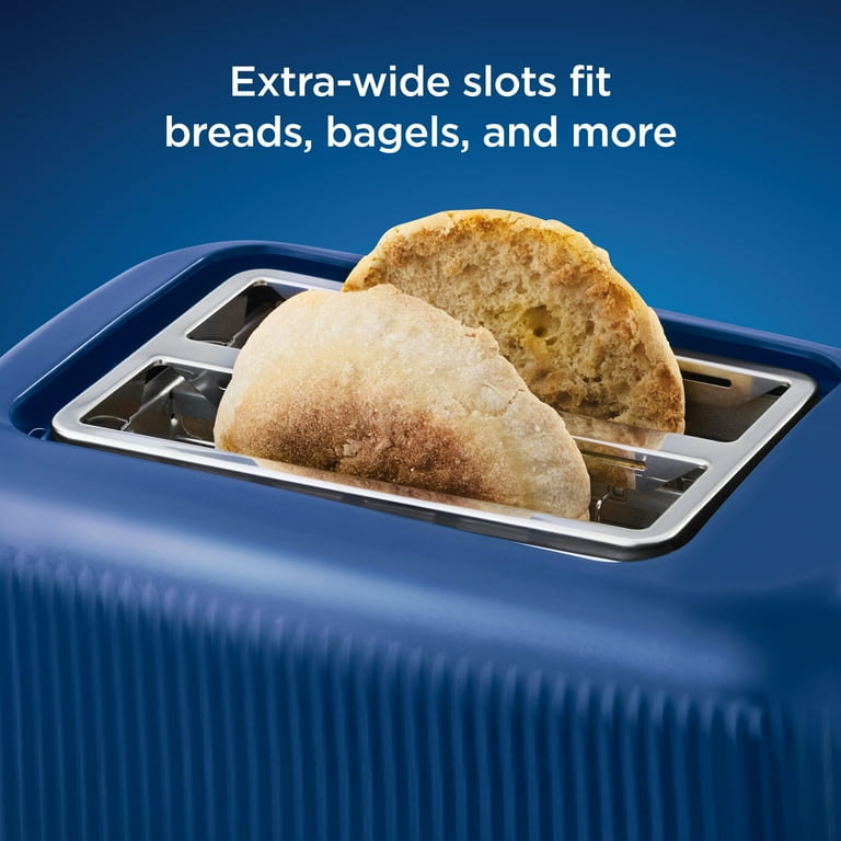 Oster 2-Slice Toaster with Extra-Wide Slots, Blue