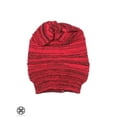thumbnail image 6 of Luxtrada Knitted Oversize Baggy Slouchy Beanie Warm Winter Hat Long Beanie Hats Ski Chic Cap Skull Fresh Fashion for Men Women (Red), 6 of 6