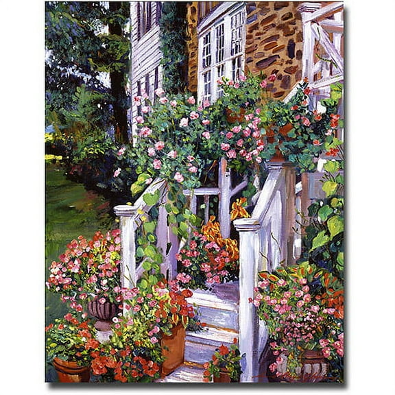 Trademark Art "A New England Visit" Canvas Wall Art by David Lloyd Glover