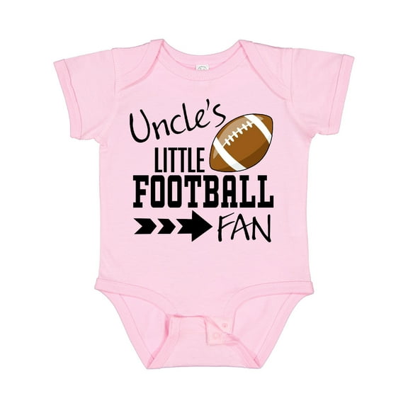 Inktastic Uncle's Little Football Fan Boys or Girls Baby Bodysuit