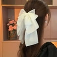 thumbnail image 2 of Polyester Fiber Big Size Bow Hair Clip for Women and Girls, Atmospheric Butterfly Design for Various Occasions, 2 of 9