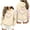 Beige, variant on Women's Heart Printed Long Sleeve Hoodies Fall Fleece Lined Oversized Casual Graphic Pullover Hooded Sweatshirts S-XXL
