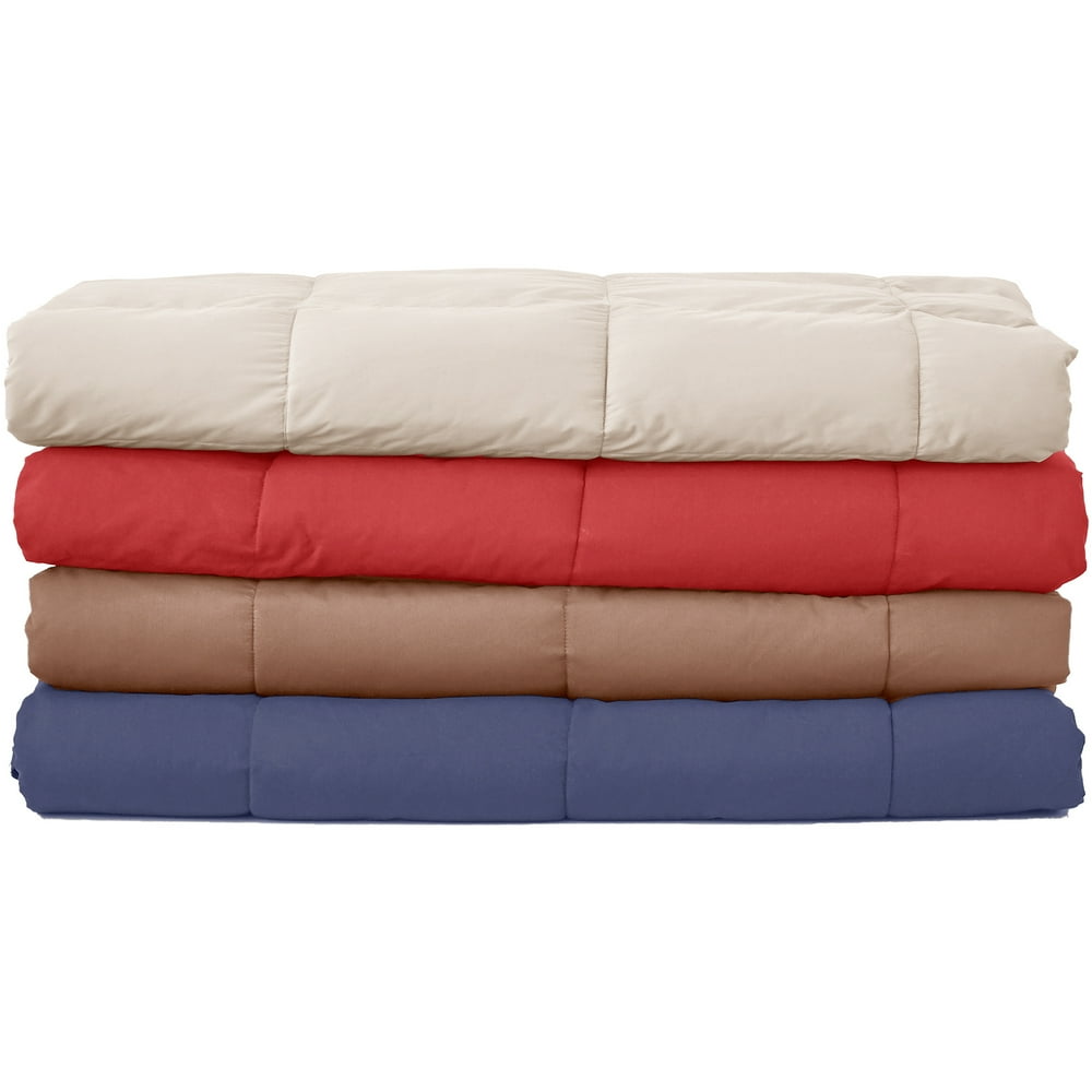Goose Down Packable Sport Blanket, DownProof Peach Skin Fabric