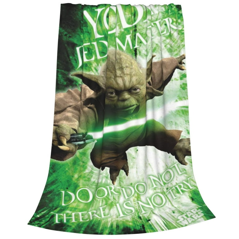 Yoda Fleece Blanket Super Soft Cozy Throw Blanket 60 X50