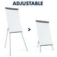 thumbnail image 4 of Quartet Melamine Presentation Easel, Whiteboard/Flipchart, 3' x 2', Gray Frame, 4 of 7