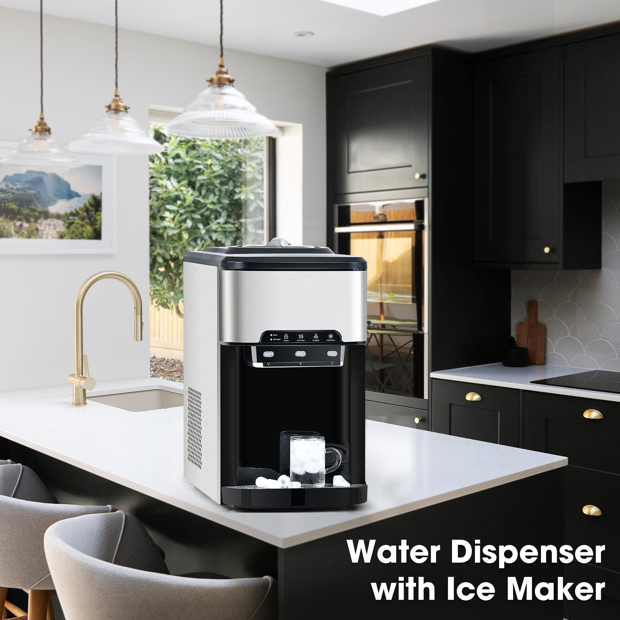 3 in 1 Water Dispenser with Ice Maker Countertop丨FOOING – Fooing