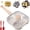 Beige+Cover, variant on Romiantic Omelette Pan Mold 4-Cup Egg Frying Pan Nonstick with Handle & Lid, Aluminum Granite Skillet for Omelette, Pancake, Egg Sandwich & Breakfast, Induction & Gas Stove Compatible (Black)