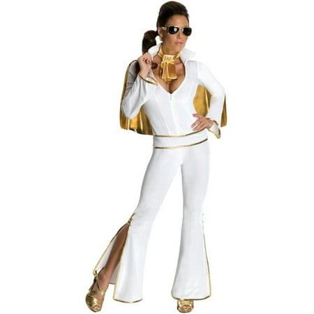 Morris Costumes Adult Womens Tv & Movie Characters Elvis Jumpsuit S, Style RU889055SM