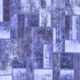 thumbnail image 1 of Ahgly Company Indoor Square Patchwork Blue Transitional Area Rugs, 6' Square, 1 of 4