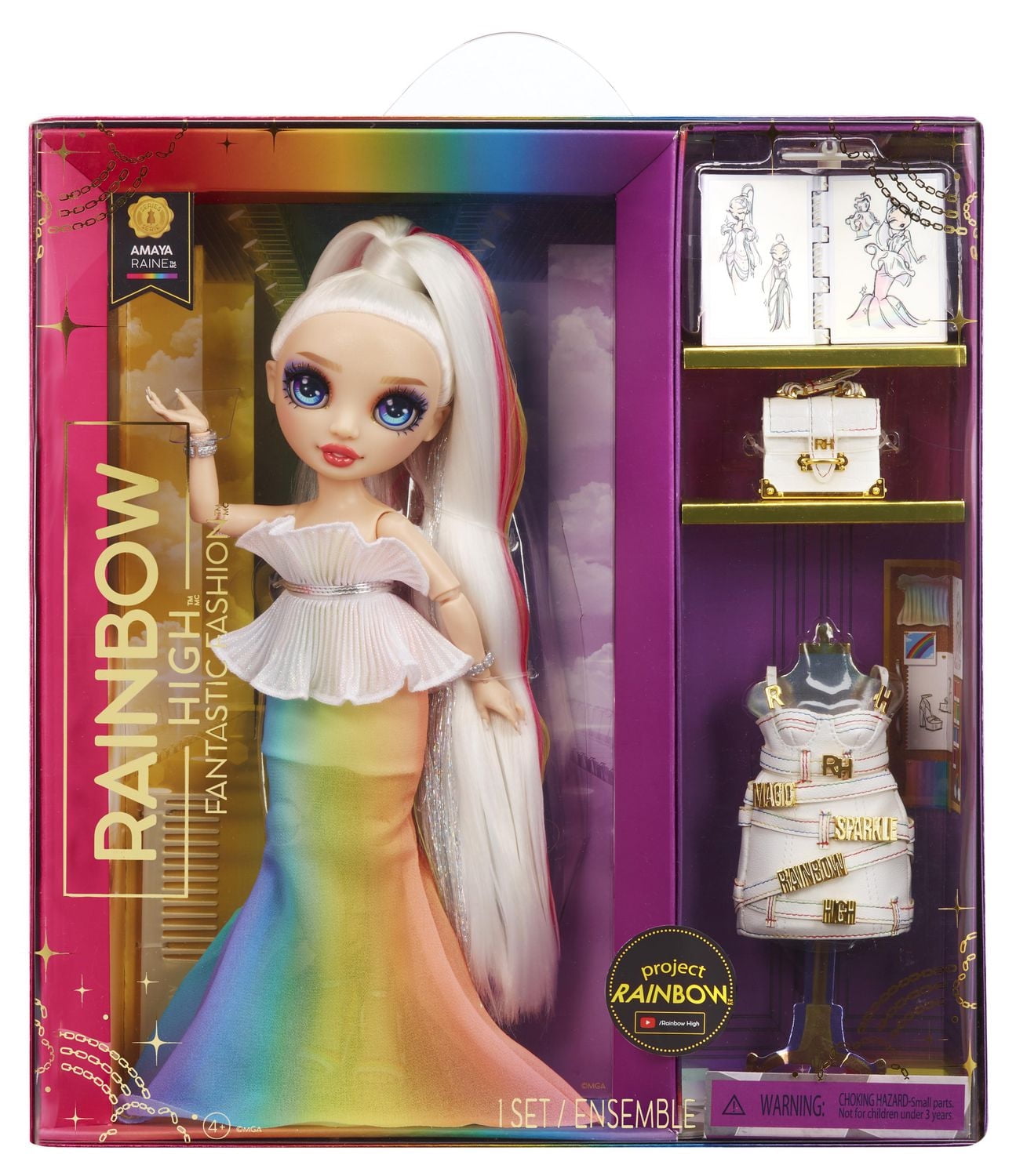 Rainbow High Fantastic Fashion Amaya Raine – Rainbow