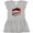 AC-Heather Grey, variant on Inktastic My Nana Loves Me with Cute Ladybugs Girls Toddler Dress