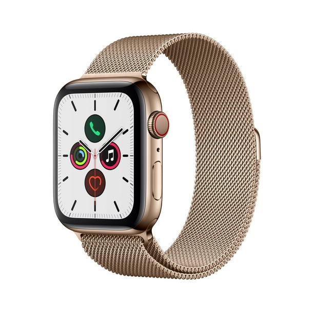 44mm gold milanese loop