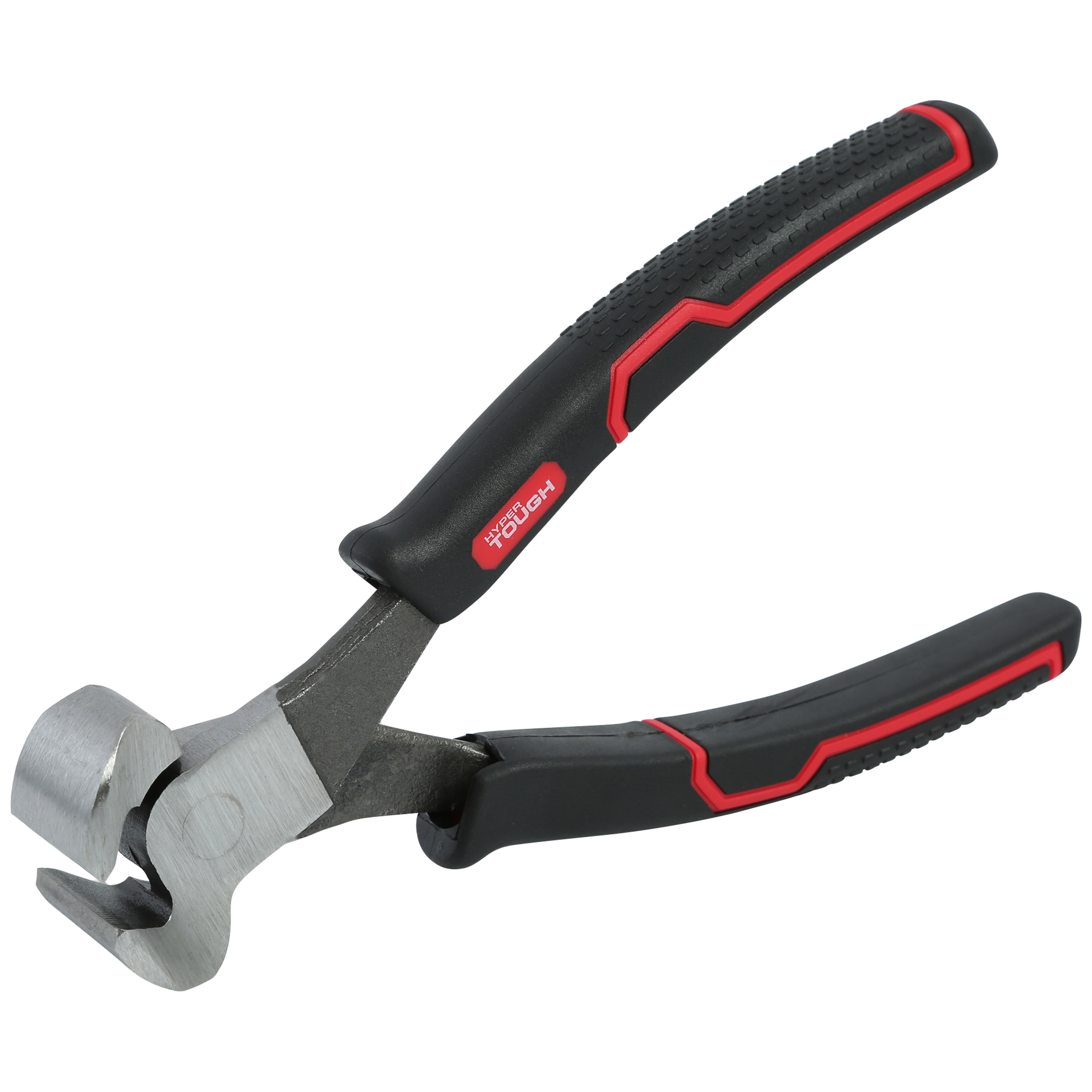 Alicates de Corte Final de 8 Pulgadas Hyper Tough con Empuñaduras Ergonómicas de Confort, Negro 7