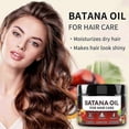 thumbnail image 3 of Batana Oil for Hair Growth - Cold-Pressed & Pure Unrefined Batana Oil Hair Mask for Women & Men - Enhances Hair Thickness, Prevents Loss, Repairs Spli, 3 of 5