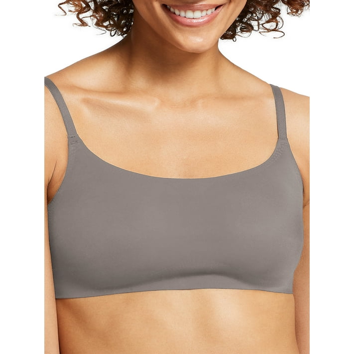 True & Co True Everybody Women's Adjustable Strap Scoop Neck Bra - Walmart.com