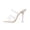 White, variant on OAVQHLG3B Women's Extorty High Heel Open Toe Straps Combination Sandals Slippers