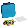 thumbnail image 1 of PLUS PLUS - Travel Case w/ 100 Pieces, 1 White Baseplate - Construction Building Stem/Steam Toy, Mini Puzzle Blocks for Kids, 1 of 10