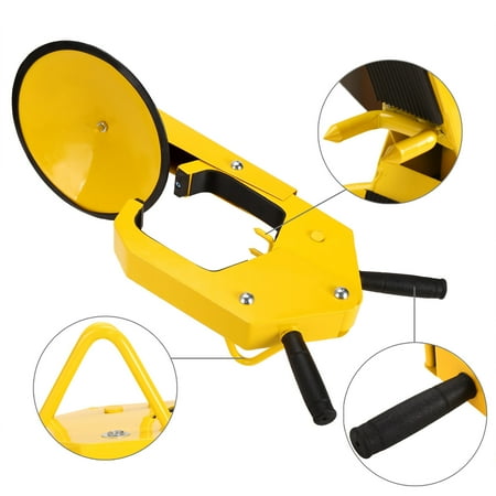 Trailer Anti Theft - Heavy Duty Parking Lock Anti Theft Trailer Lock Car Wheel Lock with 2 keys