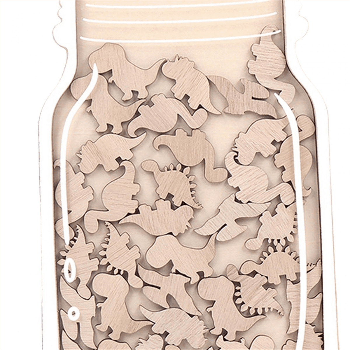 Bocaux de récompense pour en Bois avec 25 étoiles - Tableau interactif de comportement pour la Maison, l'école, Les Pots de récompense Portables pour la Maternelle