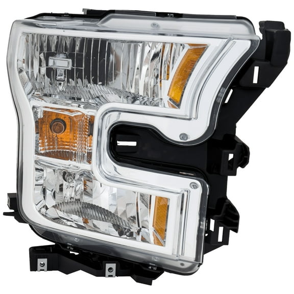 Headlight Compatible with FORD F-150 2015-2017 RH Assembly Halogen All Cab Types - CAPA