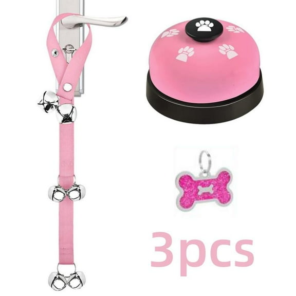 Dog Doorbells, Adjustable Door Bell Dog Bells for Potty Training Your Puppy The Easy Way, Without Battery