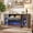 Dark Rustic Oak, variant on FlowSun 3-Side Fireplace TV Stand for up to 80'' TVs, Farmhouse Entertainment Center with 36 inch Electric Fireplace & LED Lights,Smoky Cherry