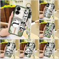 thumbnail image 2 of KBS-Phone Case For TCL 50 5G, Protective Silicone Kickstand Wristband Lanyard Anti-dust Durable Wrist Strap Fashion Design Cute Ring Shockproof Anti-knock Waterproof Soft case Panda, 2 of 9