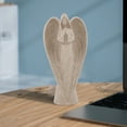 thumbnail image 5 of Angel Statue, 9'' Standing Praying Angel Statuette, Resin Angel Sculpture Memorial Garden Decor, Indoor & Outdoor, 5 of 5