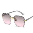 thumbnail image 4 of Gafas de sol cuadradas sin montura para mujer, gafas de sol de marca de lujo de diseñador, gafas de sol rojas de verano a la moda para hombres, gafas de sol con protección UV400 - J, 4 of 5
