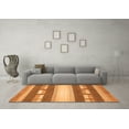 thumbnail image 3 of Ahgly Company Indoor Square Abstract Orange Modern Area Rugs, 6' Square, 3 of 4
