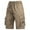 Khaki, variant on NAFUU Mens Cargo Shorts Men's Hiking Cargo Shorts Stretch Outdoor Shorts Lightweight Casual Shorts With Pockets Stretch Golf Shorts