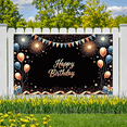 thumbnail image 6 of Yatrandify Colorful Fireworks Happy Birthday Banner Decorative Flags Balloon Design Celebration Background for Birthday Party Kids Celebration Indoor Decoration, 6 of 8