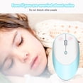 thumbnail image 5 of T36 Wireless Three-mode Bluetooth 5.0/3.0 Mouse 2.4G Wireless Mouse Silent Design Suitable For Office Blue, 5 of 11