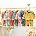 thumbnail image 4 of Conjunto de pijamas de invierno para niños, ropa de dormir de algodón con dibujos animados, para el hogar, para niñas de 4, 6 y 8 años, 4 of 4