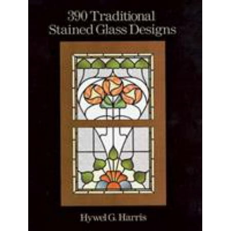 390 Traditional Stained Glass Designs, Used [Paperback]