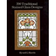 390 Traditional Stained Glass Designs, Used [Paperback]