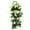 23-White, variant on Simulated Rose Bouquets with PE Rattan Vines and Silk Petals, Outdoor Artificial Flowers for Garden Decoration, All-Season Fade-Resistant, Handcrafted Moss Base