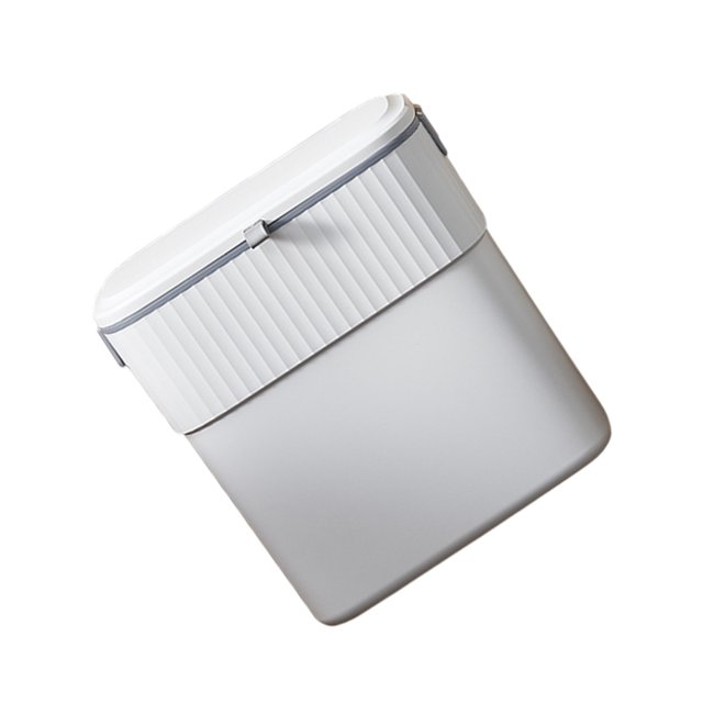 Billuyoard Bote de basura de superficie lisa para cocina - Cocina de bote de basura que garantiza una vida útil más larga y una cocina más Suministros de limpieza para el hogar cubierta deslizante 9L