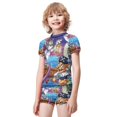 thumbnail image 2 of Tom And Jerry Boys 2-Piece Swimsuit Set, Short Sleeve Rash Guard & Swim Trunks, 2 of 7
