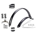 thumbnail image 4 of Guardabarros de bicicleta de montaña para neumáticos de 24 pulgadas protección de ruedas guardabarros de bicicleta Soporte negro con abrazadera, 4 of 8