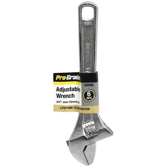 Pro-Grade 15006 6 in. Adjustable Wrench