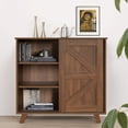 thumbnail image 1 of Homylin Armoire de Rangement Rustique avec 3 Étagères, 1 of 6