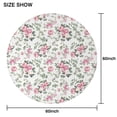 thumbnail image 6 of Pioneer Flower Floral Print Pattern Round Tablecloth 60"x60",Wrinkle Wipeable Table Cloth for Kitchen Dining Room Picnic Patio Party, 6 of 6