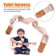 thumbnail image 1 of Correa de guitarra antideslizante bajo ukelele cinturón de hombro piezas musicales (beige), 1 of 5