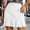 White, variant on YTCAMLO Pleated Mini Skirts for Women Classic High Waist A Line Skirt with Pocket Girls School Uniform Workout Flowy Skater Skirts, Brown XL