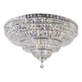 thumbnail image 1 of CWI Lighting Stefania 21 Light Bowl Flush Mount With Chrome Finish, 1 of 4