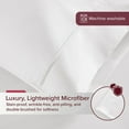 thumbnail image 5 of HC Collection 1500 Thread Count Egyptian Quality 2pc set of Pillow Cases, Silky Soft & Wrinkle Free, Queen/Standard, White, 5 of 7