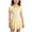 dress 65#Yellow, variant on WAYUTE Dresses for Girls Kids Short Sleeve Ruffle Square Neck Solid Color Slim Fit Party Sundress Casual Summer Dailywear